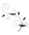 Salterini-Style Iron Wall Planter For Sale