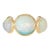 3 Stone Opal Ring Estate 18k Yellow Gold Sz 7 Fine Cocktail Estate Jewelry For Sale