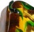 Salviati Gaspari Murano Vintage Golden Amber Green Swirl Italian Art Glass Landscape Design Bowl Ashtray For Sale In Orlando - Image 6 of 6