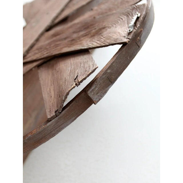 Wood Vintage Farmhouse Wall Shelf For Sale - Image 7 of 10