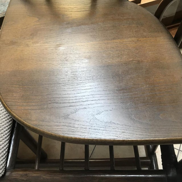 Bamboo & Rattan Side Table with Seating, 1960s For Sale - Image 13 of 18