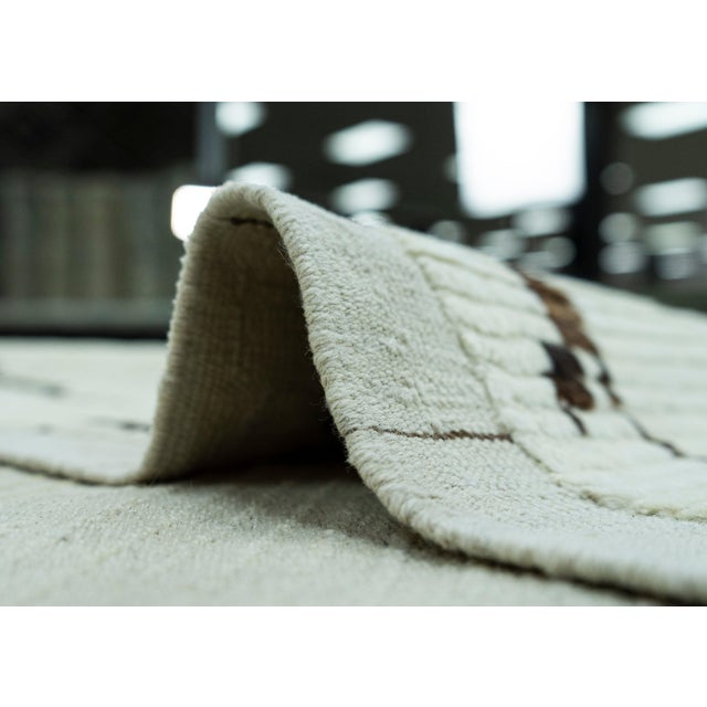Textile Turkish Tulu Handmade Rug 9'4" x 14'1"#19374 For Sale - Image 7 of 8