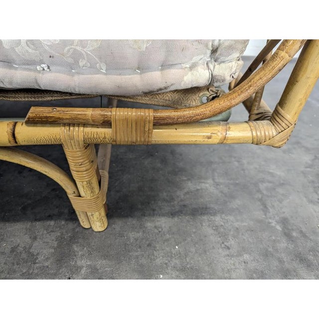 Daybed in Bamboo and Rattan For Sale - Image 9 of 10