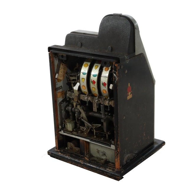 Silver Mills Novelty Co. Cherry Blossom Nickel Slot Casino Gaming Machine C1930 For Sale - Image 8 of 10