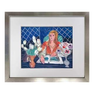 Henri Matisse Lithograph “Annelies" Ltd Edition Signed W/Framing For Sale