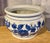 Chinoiserie Vintage Blue & White Chinoiserie Planter For Sale - Image 3 of 6