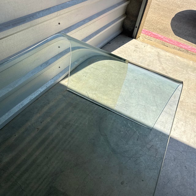 1980s Glass Coffee Table in the Style of Angelo Cortesi For Sale In Dallas - Image 6 of 12