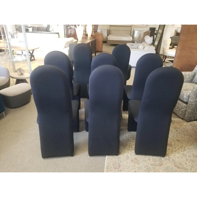 Roger Rougier 1980s Roger Rougier Chairs - Set of 8 For Sale - Image 4 of 9