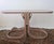 1980s Vintage Pink, Chrome & Brass Swan Console Table from Design Institute of America, 1980s For Sale - Image 5 of 12