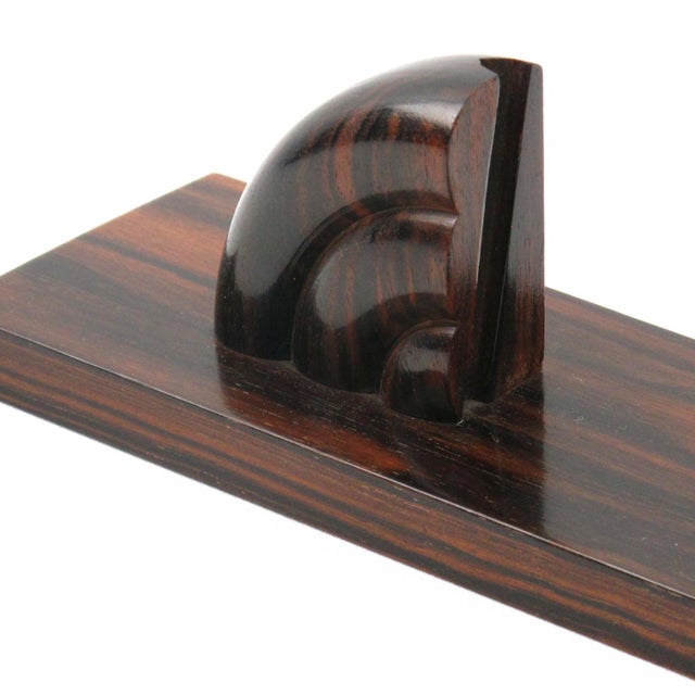 French Art Deco Macassar Wood Picture Frame For Sale In Atlanta - Image 6 of 7