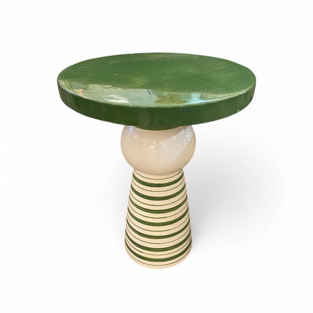 Ceramic Side Tables, 1980s, Set of 2 For Sale - Image 4 of 6