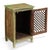 Green Side Cabinet with Lattice Front, 1940s For Sale - Image 3 of 8
