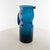 1960s Sculptural Murano Blue Art Glass Modern Pitcher For Sale - Image 11 of 12