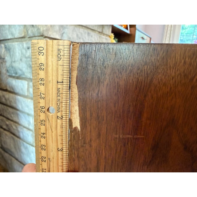 Attributed/Styled After: Helen Hobey Baker Mid-Century Modern Set of 2: Highboy Dresser & Nightstand - One Owner For Sale - Image 14 of 14