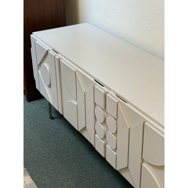 West Elm Pictograph Media Console, Carbon For Sale - Image 10 of 12