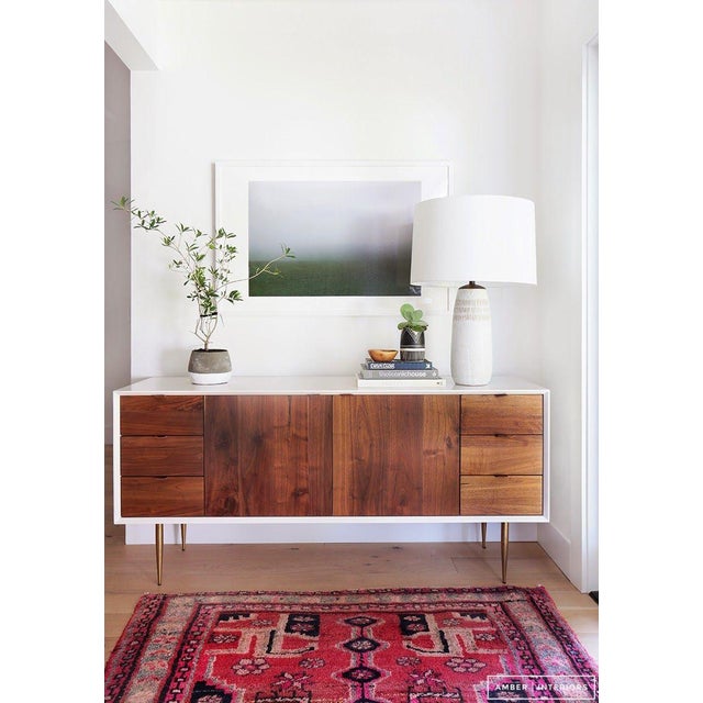 White Lacquered Siena Frame, Walnut Front,Siena Legs, 2 Doors And 6 Drawers,Siena Handles It is a signature Organic...