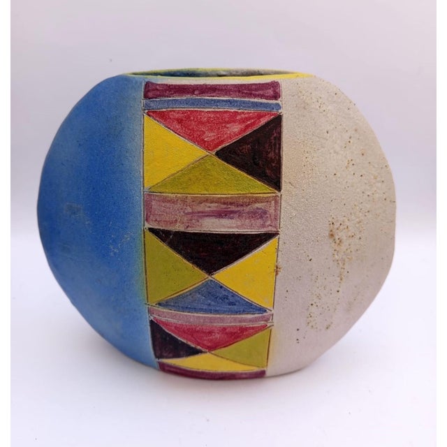 Large Vintage Gli Etruschi Ceramic Vase by Ivo De Santis, 1960s For Sale - Image 11 of 11