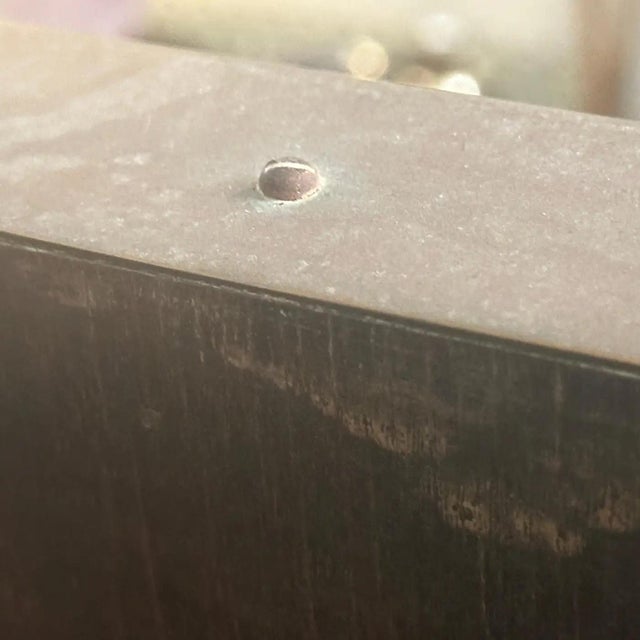 1950s 1950s Gio Ponti Style Mid-Century Modern Brass and Etched Glass Big Wall Mirror For Sale - Image 5 of 14