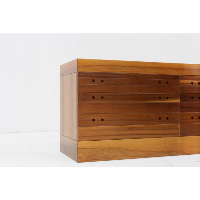 Brown Vintage Italian Chest of Drawers, 1960s For Sale - Image 8 of 10