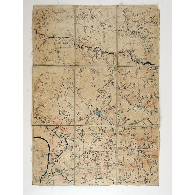 Nicholville New York 1921 Us Geological Survey Folding Map For Sale - Image 4 of 5