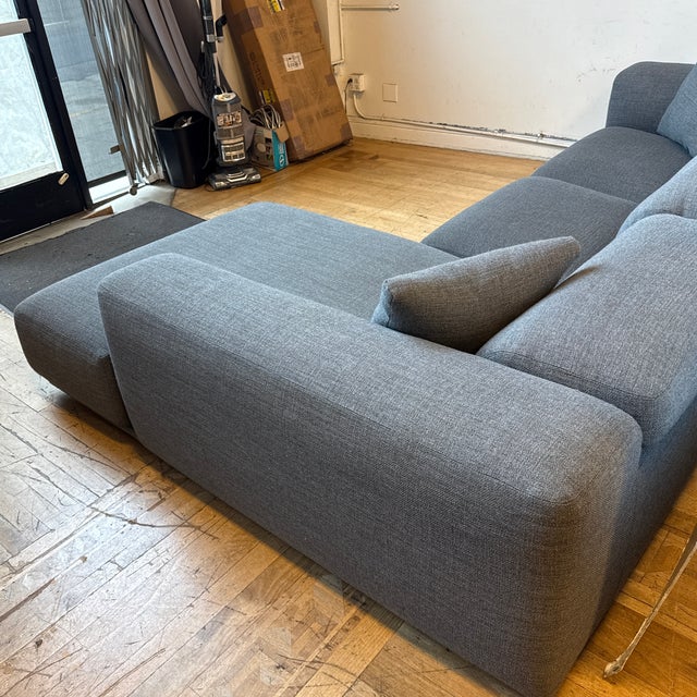 Matthew Hilton for Design Within Reach Kelston Right Chaise Sectional Sofa For Sale In San Francisco - Image 6 of 12