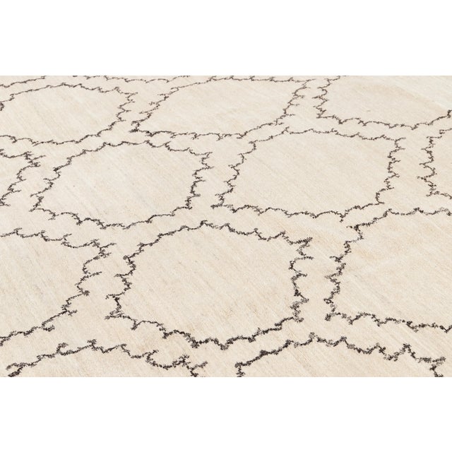 21st Century Contemporary Tibetan Wool Rug For Sale - Image 11 of 12
