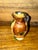 Rare Antique Miniature Strasburg, Va Multi Glazed Redware Pitcher 2.5” C. 1890’s For Sale - Image 6 of 11