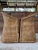 Fabulous pair of vintage large braid rattan bar stools that have been previously upholstered. Stools are part of an estate...