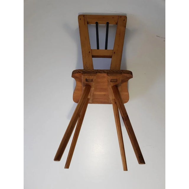 Biedermeier Rustic Chalet Style Chair, 1800s For Sale - Image 6 of 8