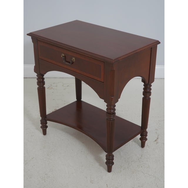 AGE C.2002 DETAILS Finish Number 254 Mahogany Dovetail Drawer Construction Quality Construction Nice Inlay Work Throughout...