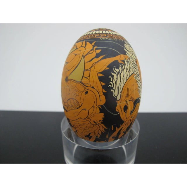 Yiannis Nomikos (Greek/American 1949) very rare and fine example of his 1970's erotica art, this one showing a detailed...