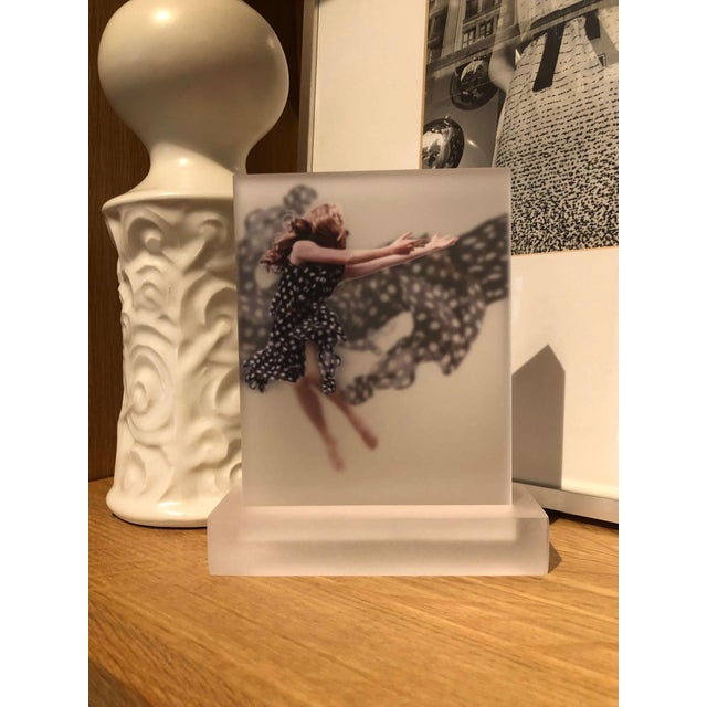 Contemporary Just Out of Reach by Michelle Jader | Digital print on 5 acrylic panels featuring a figure in motion For Sale - Image 3 of 3