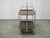 Gold Mid-Century German Folding Chrome Serving Bar Cart, 1960s For Sale - Image 8 of 10