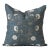 Lauren Servati Textiles, Rosewood // La Mer Pillow, 24"x24" For Sale