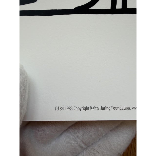 Keith Haring (1958-1990), DJ 84, 1983, Copyright Keith Haring Foundation, Licensed by Artestar New York, Printed in the UK
