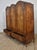 Antique Walnut Triple Wardrobe, 1890s For Sale - Image 12 of 14