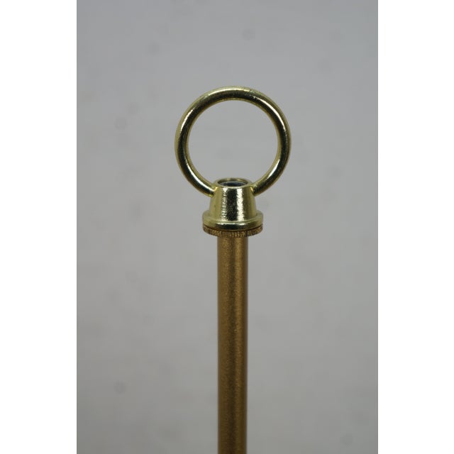 Brass Vintage Robert Abbey Brass French Bouillotte Two Light Banquet Table Lamp For Sale - Image 8 of 15