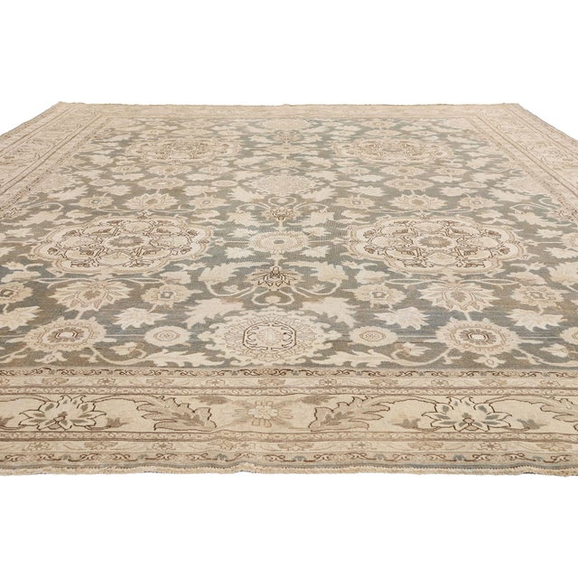 Contemporary Antique Persian Tabriz Rug, 09'04 X 12'09 For Sale - Image 3 of 10