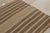 1950s Vintage Kilim Rug With Beige-Brown Stripe Patterns, Panel-Woven Style For Sale - Image 5 of 7