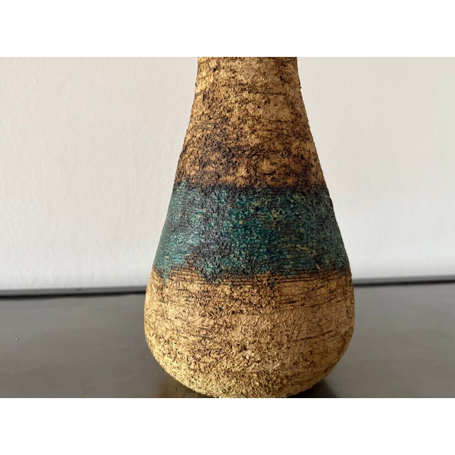 Brutalist Ceramic Vase from Terraform Studiokeramik Göllner, 1960s For Sale - Image 11 of 18