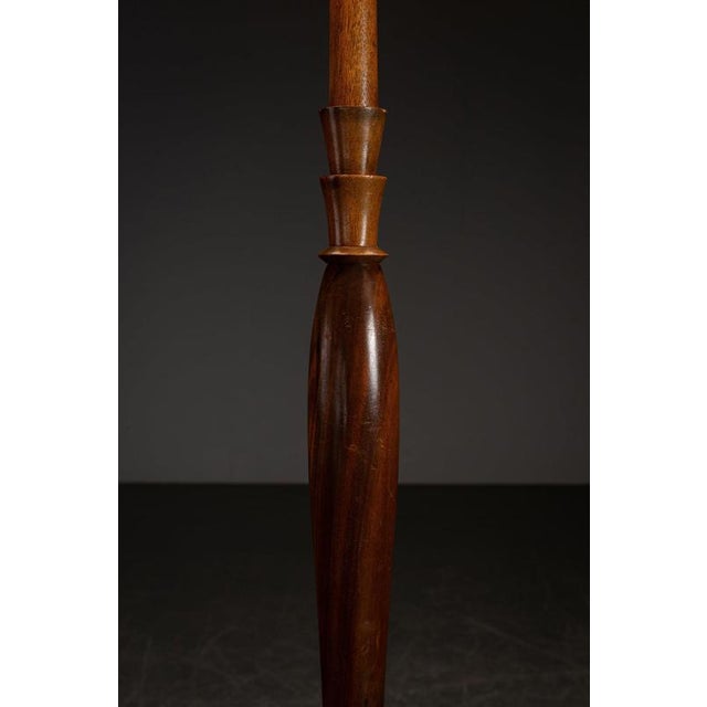 Wood Decorative Standing Lamp, 1940s For Sale - Image 7 of 11