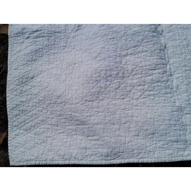 Antique Spool Pattern Quilt For Sale - Image 10 of 12