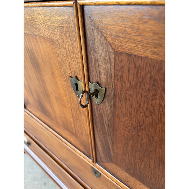 Craftique Mahogany Federal Style 54" Sideboard-Buffet For Sale - Image 12 of 17