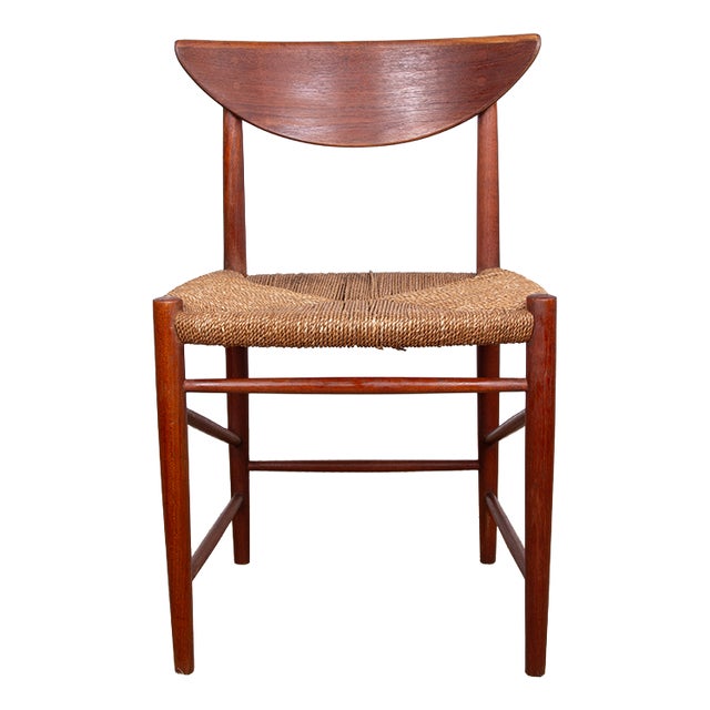 Danish Model 316 Chairs in Teak and Seagrass by Peter Hvidt and Orla Molgaard-Nielsen for Soborg Mobelfabrik, 1960s, Set of 6 For Sale