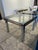 Mid-Century Modern Pair of MCM Polished Steel & Brass Side, Accent, or Coffee Tables For Sale - Image 3 of 6