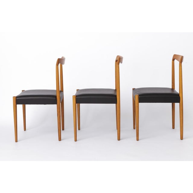 Vintage Danish Model 71 Chairs by Niels Otto Møller for Lübke, 1960s, Set of 4 For Sale - Image 6 of 10
