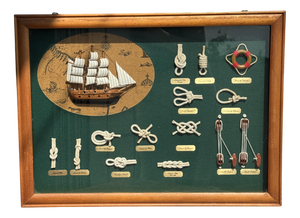 Diorama Frame of Boats and Knots