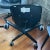 Charles Pollock Executive Chair (1963) Black Leather Set of 8 For Sale - Image 11 of 12
