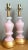 Vintage Pink Murano Blown Glass Table Lamps - Pair For Sale - Image 10 of 12