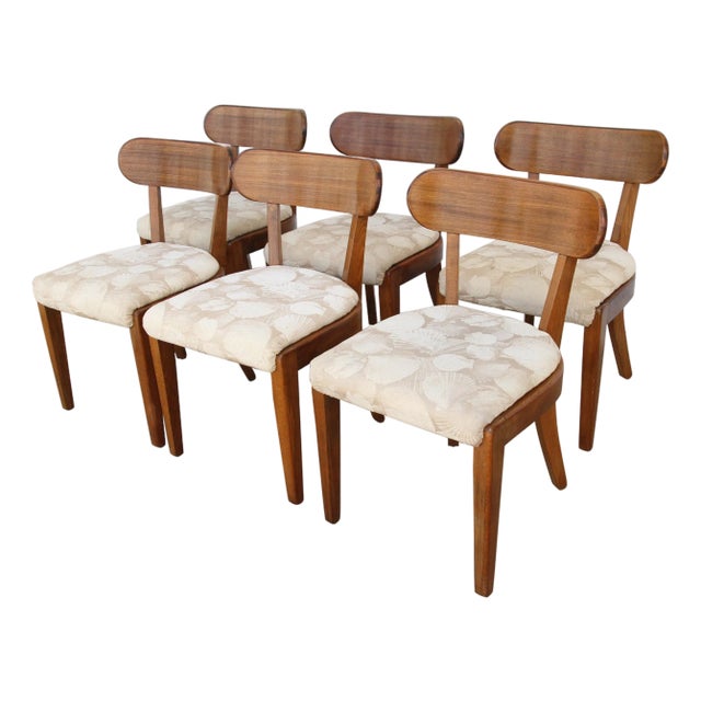 Mid 20th Century 239-4 Edward Wormley Precedent By Drexel Dining Chairs - Set of Six For Sale